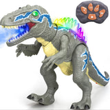 Remote Control Dinosaur Toys For Kids，Light Up And Realistic Roaring Sound
