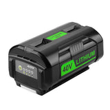 Replacement Ryobi 40V 5.0Ah/6.0Ah Lithium Battery 40Volt Li-Ion Batteries Pack For Lawn Mower OP40261 OP40401 OP40501 OP40601