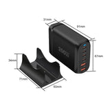 New 200W GaN Desktop Phone 6-port Type C PD QC3.0 For iPhone Samsung Xiaomi Fast Mobile USB Charger