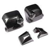 Car Black Abs Look Side Wing Mirror Cover Trim Fit For Cruiser 2007-2021