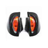 Black Motorcycle Rear Turn Signals Lights Cover Motocross Mirror For - R1100 Rt R1100 R1150 Rt