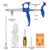 2ml Animal Continuous Syringe Veterinary Chicken Automatic Vaccine Syringe Animal Injection Dosing Device 0.75ml/1ml/2ml