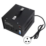 Step Up Buck Transformer Iron ABS Pure Copper 2000W Heavy Duty Voltage Converter