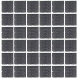 36PCS Plastic Interlocking Tiles 12x12 Inch Patio Deck Flooring Tile for Outdoor Porch Balcony Backyard 36sq Ft Dark Gray
