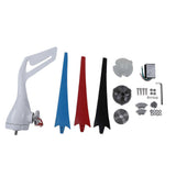 100W 3 Blades Small Wind Turbine Low Speed Starting Wind Solar Hybrid Generator Assembly Kit DC24V