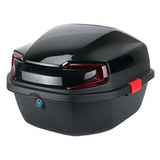 Electric Vehicles Rear Box Large Capacity Smooth Surface Color Blocking for Motorcycle Electromobile Black