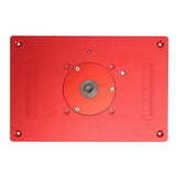Aluminium Alloy Router Table Insert Plate High Accuracy Aluminum Router Plate for Woodworking Table Top Insert Mounting Plate