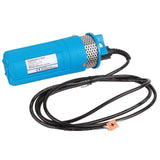 Solar Submersible Water Pump 230ft Lift 6.5L Deep Well Water Pump for Irrigation Pond DC 24V Blue