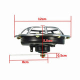 2pcs/set Red Super Loud Compact Electric Blast Tone Air Horn Kit 12V 115DB For Motorcycle Car Siren Dual Tone 335HZ/400HZ