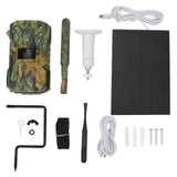 Trail Camera 4G 14MP 2560x1440 IP66 Waterproof 110 Wide Angle Night Vision Two Way Talk Hunting Camera for Outdoor Wildlife EU 4G