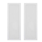 PC Fan Dust Filter Magnetic Frame Fine Mesh PVC Computer Fan Filter Grills for Computer Cooler Fan PSU 4.72x14.17in 2pcs White