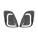 Real Carbon Fiber Car Rear Light Cover Taillight Eyebrow Frame Trim Decoration Protection for 595