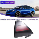For Y 2017-2023 Car Rear Left Charge Port Door Reflector & Cover Assembly 1525134-00-C JN