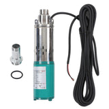 Submersible Pump Solar DC 24V 260W 40m Discharge Lift Brush Copper Motor for Garden