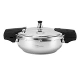 pressure Cooker with Safety Valve 80KPA Rapid Heat Conduction Stainless Steel Pressure Cooker for Electric Gas Stoves 26cm/10.24in