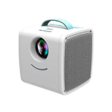 (UK Blue) Mini Projector Portable Video-projector Multimedia Home Theater Movie Projector Compatible With Full Hd 1080p Wireless Hdmi Usb WELL
