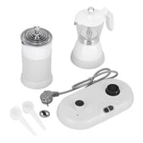 Electric Milk Frother with Moka Pot Automatic Coffee Foam Maker Milk Frother Machine  220240V