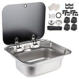 Caravan Sink,Square Stainless Steel Sink Stainless Steel Sink Single Sink Class Leading Features