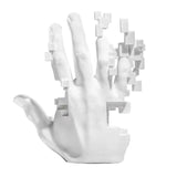 Decorations Mosaic Sculptures Hand Model Resin Abstract Figurine B