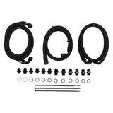 Transmission Cooler Lines Heavy Duty Metal Transmission Cooler Hose Kit for Duramax Diesel LB7 LLY 6.6L