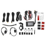 2K Wifi Motorcycle Dash Cam 3 Inch Screen Waterproof 170 Degree Wide Angle Front and Rear Camera System with Night Vision G Sensor GPS