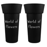 2pcs Flower Storage Bucket Reusable Plastic Flower Container for Flower Shop