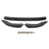 K??SEEK DESIGN 3pcs Front Bumper Splitter Lip Spoiler Modification Fit for MK8 2021+(Carbon Fiber Style )
