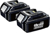 Applies To 2 Pack For Makita Battery 6.0 Ah Lxt Li-Ion Top Rated High Quality Bl1850B Bl1830B