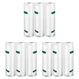 Vacuum Sealer Bags Rolls 9 Pack for Food Saver, Heavy Duty Vacuum Storage Bags for Sous Vide Cooking