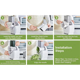 Electric Cheese Grater Detachable Electric Salad Maker for Home Kitchen Vegetable Slicer for Potato Cheeses and Nuts