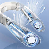 8000mah Rechargeable Wearable Ac Air Conditioner Neck Fan Cooler A