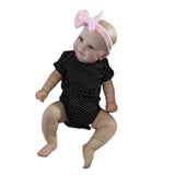 Realistic Girl Gifts Infant Bed Nap Reborn Newborn Baby Toy Rosy Cheeks Girl Completed for Doll Infant Accompany Toys