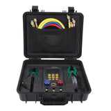 Refrigerant Manifold Meter,Digital Refrigeration Pressure Gauge Pressure Manifold Tester Manifold Gauge World-Class Design