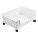 Desktop Book Storage Bin with Wheel Creative Students Kids Sturdy Bookshelf