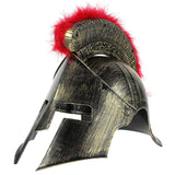 Roman Knight Helmet Cosplay Helmet Plume Corinthian Helmets Adult Medieval Hat