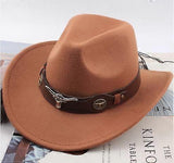 4pcs Western Cowboy Hat: Unisex Colored Sunhat For Men And Women - Wide Brim Fedora Hat - Perfect For Outdoor Activities