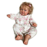 Newborn Reborn Baby Dolls Full Body Vinyl Silicone Girl Real Looking Toddler Toy for Kids Parents Interactive Games
