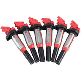 6Pcs UF-592 Ignition Coils for E46 E60 E82 E83 E84 E85 E90 12137594938, 1213172219, 12122158253, 0221504470 DS