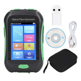 Optical Time Domain Reflectometer 1550nm 20dB 3.5in Touchable Screen OTDR Fiber Optic Tester 100?240