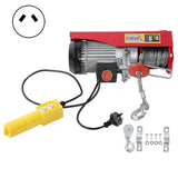 Electric Cable Winch Lifting Hoist with 18 Meters Steel Wire Rope 250?500KG 1020W