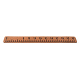 (Brown) Foams Fish Ruler Self-Adhesive Fishing Measuring Sticker Fish Ruler Fishing Measurement Tool for Sailboats Fishing Boats  Brown