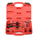 (XC1064 Red Box) Multipurpose Glow Plug Service Extractor Engine Repair Tool 16 Piece Kit Compact Organizers Case Mechanics Essential