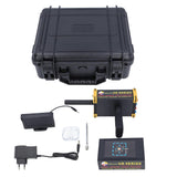 Metal Detector 1000m Range 35m Depth Underground Gold Silver Copper Locator with Voice Alarm Front LED Light EU Plug 100?240V