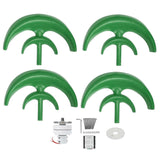 Wind Generator 4 Blades Vertical Axes Generator Power System Electricity Producer Device 1200W12V