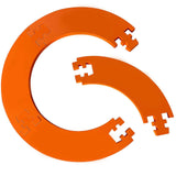 (orange color) Round Dart Board Surround Rings Dartboards Wall Protectors Wall Protections Dartboards Backboard for Homes Playrooms  orange color