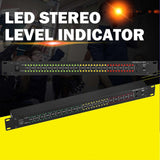 80 LED Stereo Sound Level Meter Music Spectrum Audio Dot Matrix Analog Display