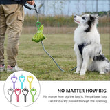 3/4/5/7/10pcs Dog Poop Bag Holder Leash Waste Carrier Holder Pets Hands Free Knot Holder