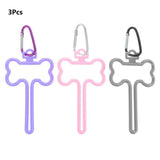 3/4/5/7/10pcs Dog Poop Bag Holder Leash Waste Carrier Holder Pets Hands Free Knot Holder