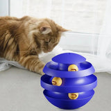 3 Levels Cat Toy Tower Tracks Interactive Pet Toy Training Amusement Toys For Cats Kitten Cat Accessories Pet Items