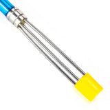 3-Piece Fishing Harpoon Aluminum Alloy Fishing Gaff Hook Fork Harpoon Tip with Barbs Diving Spear Sharp Head Fishing Tools